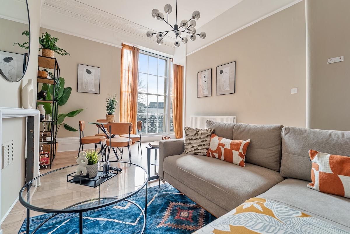 Bright & Stylish-1Bed Flat-Central Clifton-Balcony