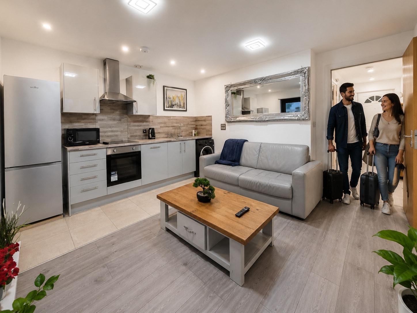 Inclusive 1BR Central Abode w Parking and Balcony1